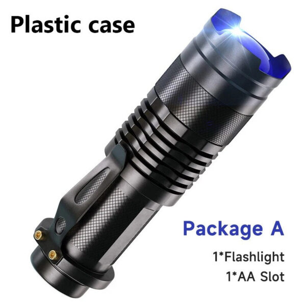 ce918c45c3bc65f5 UV LED Flashlight Portable Blacklight 395nm Wavelength Violet Light Pet Urine Scorpion Feminine Hygiene Detector Torch