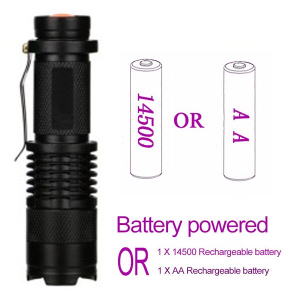 cea967509672f475 UV LED Portable 395nm Black Light Wavelength Violet Flashlight Pet Urine Scorpion Feminine Hygiene Detector Torch