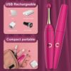 ceb0eac1da79cf19 Secret Pen Vibrator, Female Toy Adult with 10 Powerful Vibrations Nipple Clitoral Vibrators, Womens Vibrater Sexual Pleasure Tools for Women Couples Sex Toys