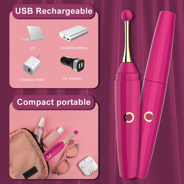 ceb0eac1da79cf19 Secret Pen Vibrator, Female Toy Adult with 10 Powerful Vibrations Nipple Clitoral Vibrators, Womens Vibrater Sexual Pleasure Tools for Women Couples Sex Toys