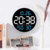ceca77cdf9bc1cec 10inch LED Large Digital Wall with Remote Control Temperature Humidity Date Week Display Countdown Timing Clock Home Decor