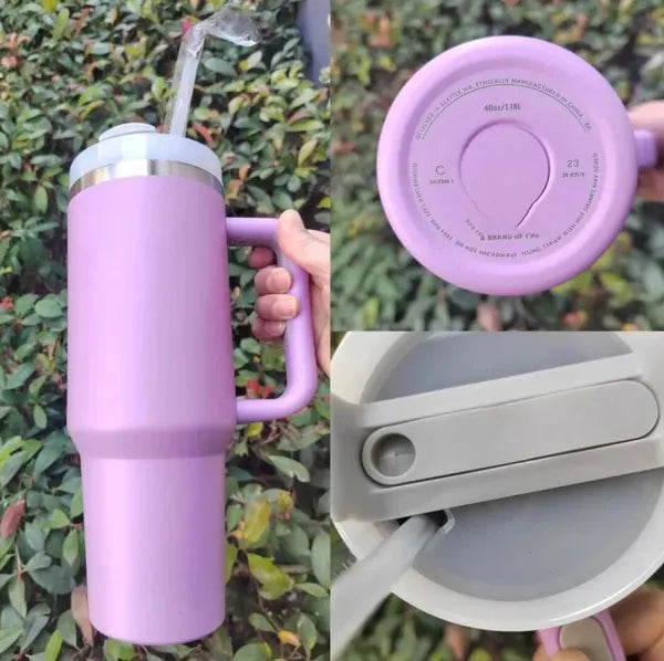 cee332d9f7c4c7e5 With 1:1 Chocolate Gold Black Chroma 40 oz Quencher H2.0 Tumblers Cups with handle Lid and straw Cobranded Winter Pink Parade Car Mugs 40oz Tumbler 0320