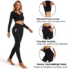 cef0e8aac57c9795 NEW YOUNG 3 Pack Fleece Lined Leggings with Pockets for Women,High Waisted Thermal Warm Winter Yoga Pants