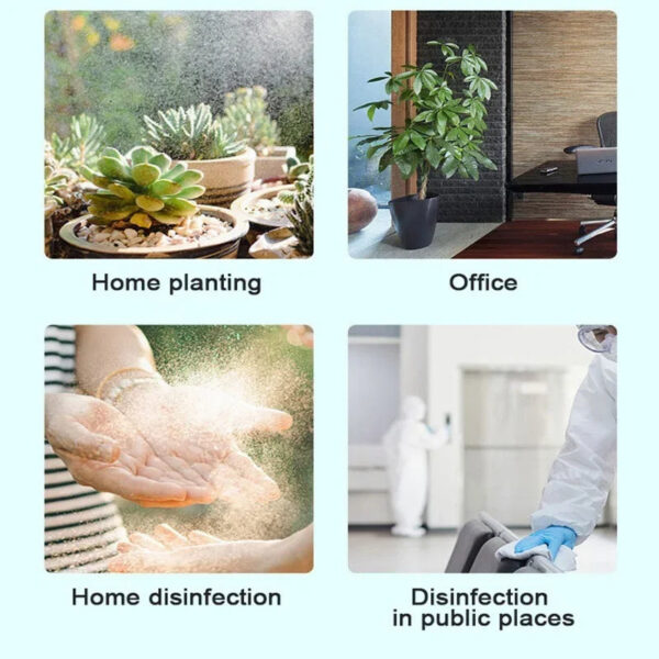2L Plant Spray Bottle Automatic er USB Electric Sanitizing Sprayer Watering hine Plants Garden Tool