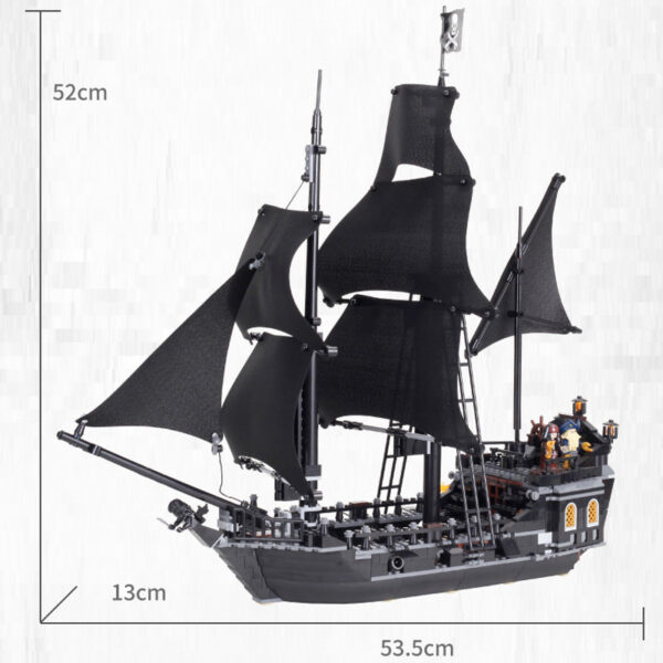 cefa231aac5fd3c1 Pirates The Black Pearl And Queen Anne's Revenge Ship Building Block Model Assemble Bricks Toys Kids Gifts Fit MOC 4195 4184 Set