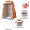 cefdddf01094346d Portable Beach Shower Toilet Changing Privacy Tent Sun Rain Shelter with Window Outdoor Camping Bathroom