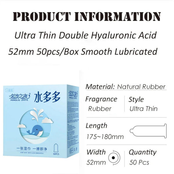 cf0e79c5903f0ec5 50pcs/Box Ultra Thin Lubricated Condoms Natural Rubber Latex Penis Sleeve Sex Shop