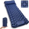 Kiaitre Isomatte Selbstaufblasend, 9CM Ultraleichte Aufblasbare Luftmatratze mit, Tragbare Kompakte Camping Matratze Luft Isomatte für Camping, Wandern, Rucksackreisen und Wanderreisen