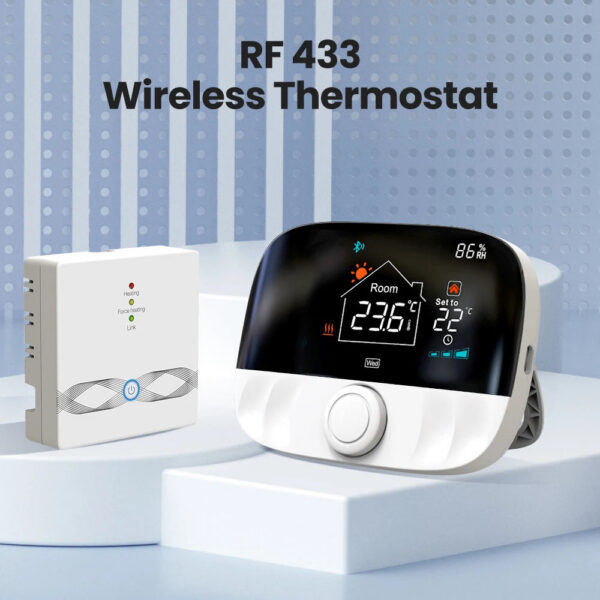 cf1cc87365a52ddf MIUCDA Tuya Smart Home WiFi Thermostat,RF433 Wireless Floor Heating Water Gas Boiler Smart Living Temperature Controller