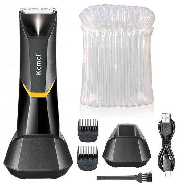 cf2b611acd419a43 Washable Electric Groin Trimmer for Men Women Ball Shaver & Body Groomer Beard Grooming Rechargeable Pubic Hair TrimmerT220718 T220725