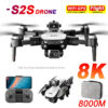 cf2b88c17669ede2 S2S Mini Drone 4k 8K HD Camera Obstacle Avoidance Aerial Photography Brushless Motor Foldable Rc Quadcopter Kid Toy