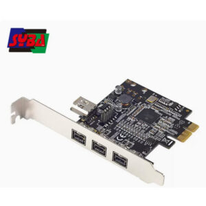 cf2e3103e2582e12 PCIE Combo 3x 1394b Firewire Ports PCI-Express Controller Card, 1394 card TI Chipset 1 port internal 1394B 9pin