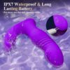 Adult - 3IN1 App Wearable Remote Rose Toy, Sex Pleasure Tools for Women with Clit Modes & 9 Thrusting Dildos Nipple Anal Toys Sucking Vibrator