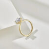 cf37fba422558df6 Vinregem Crushed Ice Cut 6*8 MM Lab Sapphire Gemstone 18K Gold Plated 925 Sterling Silver Engagement Ring for Women Jewelry Gift