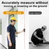 SNDWAY Dual Rangefinder 60M/100 Bilateral Laser Distance Meter with Electronic Angle Sensor,Rechargeable,Magnetism,M/in/Ft
