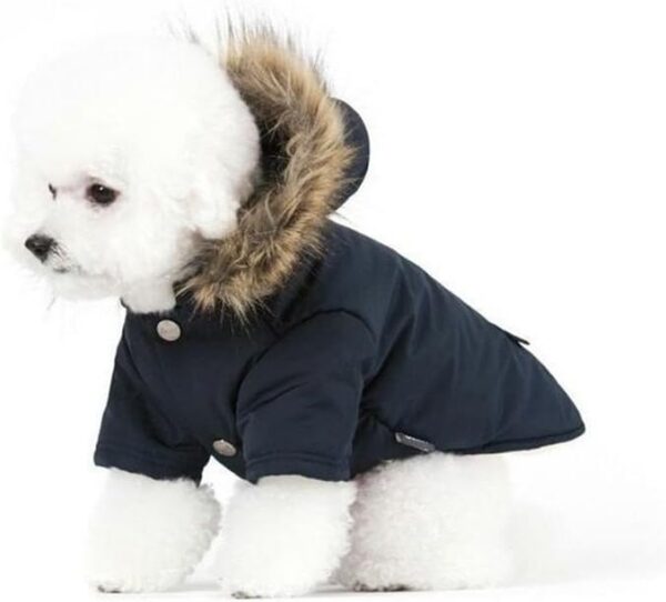 cf4907523caddc67 Cat Dog Doggie Down Jacket Hoodie Coat Pet Clothes Warm Clothing for Small Dogs Winter Black L