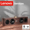 Lenovo C02 Multimedia Speaker Bluetooth Speaker Wired/Bluetooth Dual-Mode Speaker Retro Speaker Universal for Tv, Computer, and Mobile Phone Subwoofer