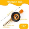 Camping Gas Refill Adapter, Switching Valve Camping Nozzle Bottle Convert Regulator Brass Gas Bottle Adaptor Adaptor Gas, Canister Refill Convertor for Outdoor Camping Gas Canister Accessories