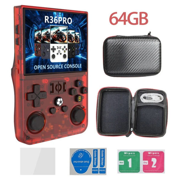 cf87daf6d6cd5611 R36PRO Handheld Console ux System 3.5inch HD Screen 128GB Portable Video Game Player for Kids and Adult