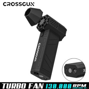 cf89c1f0049fc22b CROSSGUN Jet Turbo King Kong Jetfan Strong Fan Portable Handheld With LED Lighting Dust Elimination Computer hurricane storm X3