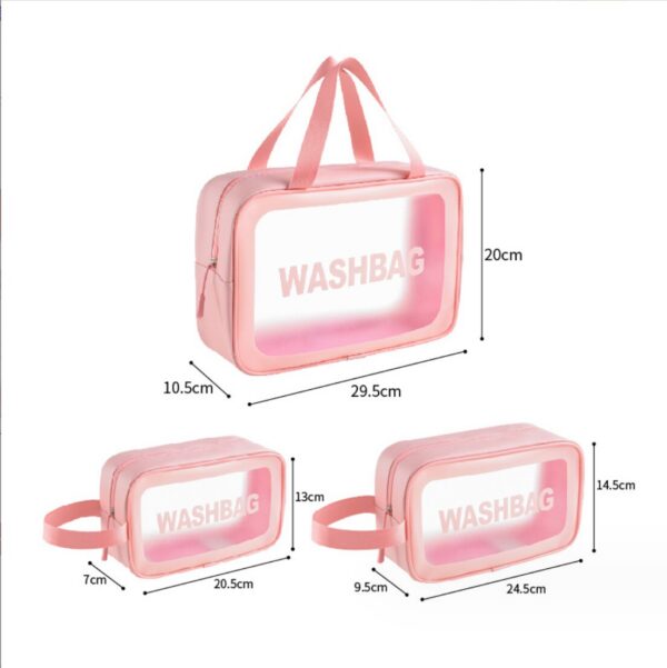 cf8e3166d9cb8631 Women Portable Travel Wash Bag Female Transparent Waterproof Makeup Storage Pouch Large Capacity Cosmetic Organizer Beauty Case
