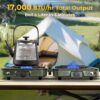 cf99f15e3f808ecd 2 Burner Portable Camping Stove Propane, Folding Propane Stove for Camping, Camp Stove with 17,000 BTU,Two Adjustable Burners Gas Camping Stove with Carrying Bag for Outdoor Cooking,BBQ