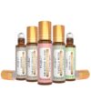 EUQEE 10ml Men's Roll-on Fragrance Oil For Car Diffuser Aromatherapy Green Tea Leather Amber Romance Aroma Essential Oils