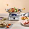 cfa83a0d63e032cf Portable Alcohol Stove, Outdoor Camping Stove, Compact Stainless Steel Burner, Camping Cookware for Hiking, Picnic, Bbq, to Boil Water