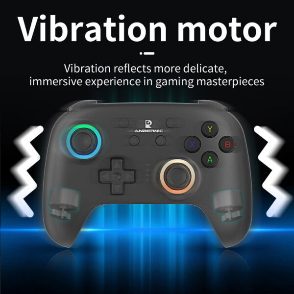 cfdb6cb53fa20747 ANBERNIC RG P01 Bluetooth 5.3/Wired/2.4G Wireless Gamepad Compatible Switch/PC/Steam/Android/IOS With Hall Effect Joystick