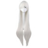 Long Straight Cosplay Wig Purple Black Red Pink Blue Dark Brown 100 Cm Synthetic Hair Wigs