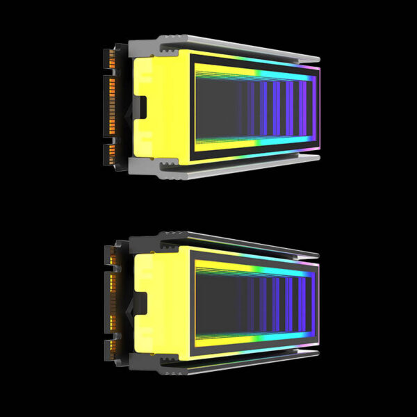 cfeac706b926b367 Jumpeak 5V ARGB Sync Computer 2280 SSD M2 Radiator PC RGB M.2 Hard Disk Nvme Cooler Heatsink Endless Abyss Effect