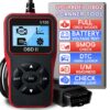 cfec49a495c1b2d1 Car Code Reader, OBD2 Scanner Check Engine Light Fault Scanner CAN Battery Test Diagnostic Scan Tool