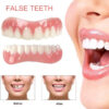 cfeede2a123ac490 Silicone Upper And Lower Veneer Comfortable Denture Whitening Concealer Temporary False Teeth