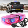12" 36 LED 18 Watts Emergency Hazard Warning Security Roof Top Flash Strobe Mini Light Bar with Magnetic Mount, for Plow or Tow