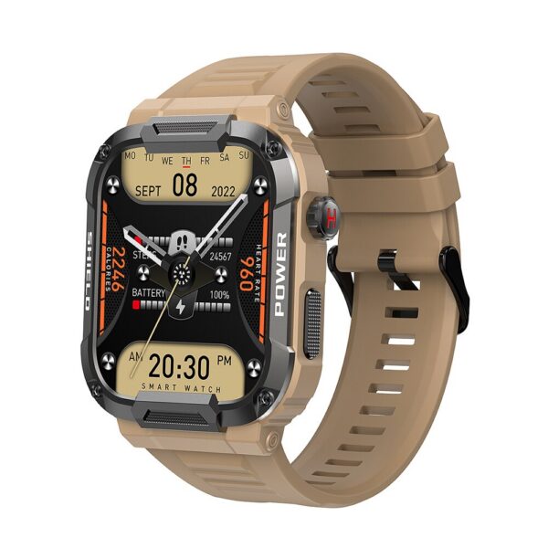 MELANDA 1.85 Outdoor Military Smart Watch Men Bluetooth Call Smartwatch For Android IOS IP68 Waterproof Sports Fiess Watches