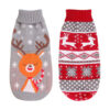 Christmas Sweaters Winter Warm Dog Clothes Knitted Pet Clothing for Small Dogs Puppy Cat Sweater Vest Chihuahua Yorkie Coat