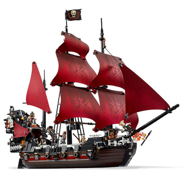 d01592bf92da700e Pirates The Black Pearl And Queen Anne's Revenge Ship Building Block Model Assemble Bricks Toys Kids Gifts Fit MOC 4195 4184 Set