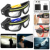 d017309d99a49d3b New XTE multifunctional glasses light with Type-C charging, warning headlamp, compact and portable, touch-sensitive headlamp