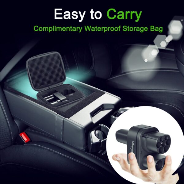 GUWIEYG CCS2 to Tesla EV Charging Adapter 250A CCS2 Combo for Tesla Convertor for Car Charger CCS2 Tesla Adapterr