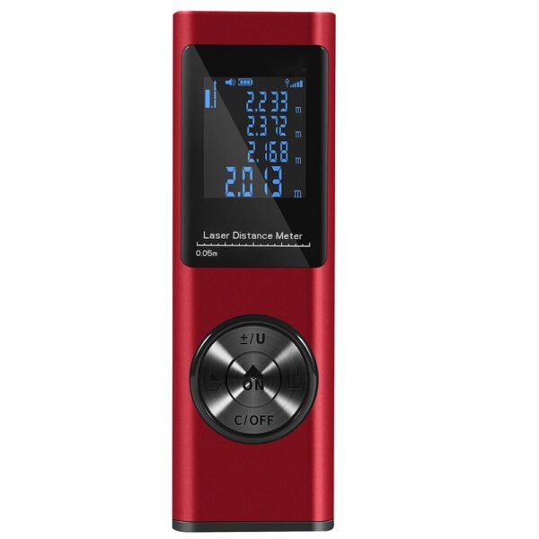 Mini Rangefinder Tape Digital Laser Distance Meter Angle Measure Range Finder Portable Construction Tool