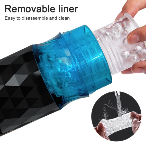 Automatic Male Masturbator Telescc Rotation Vagina Masturbation Equipment Sex Toys Men Goods for Adults Piston Mastubator
