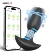 APP Control Rotation Butt Vibrator Women 360° Wiggle Prostate Massager Anal Plug Gay Sex Toy for Men