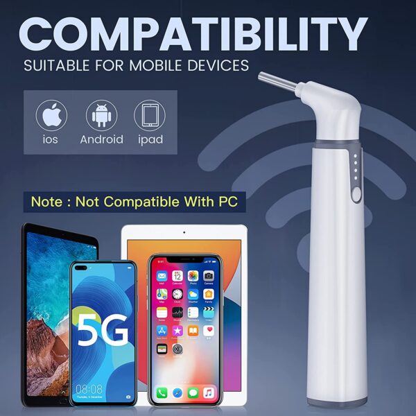 Wireless WiFi Pick Otoscope Camera Borescope Luminous Wax Cleaning Teeth Oral Inspection Health Care Ear Cleaner