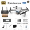 E99 Pro Dron with Professional 4K Dual Camera WIFI Optical Flow Drone Obstacle Avoidance Aerial Photography Quadcopter