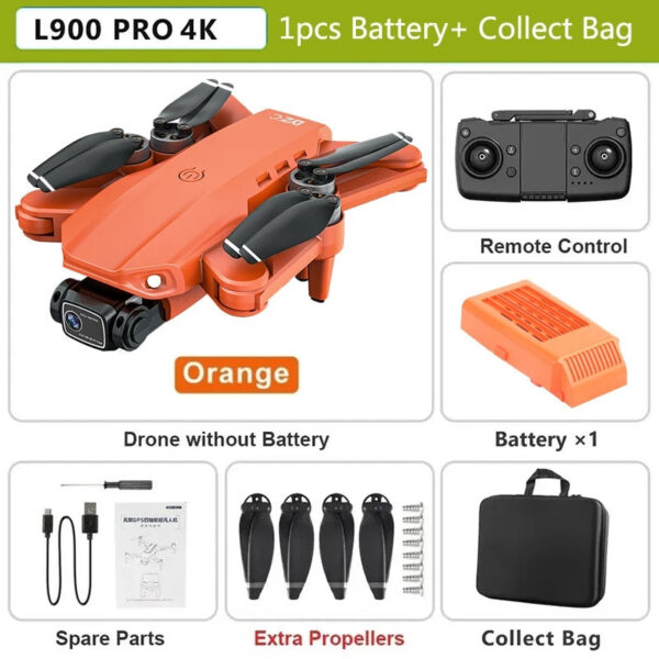 d075d24267dc071e L900 Pro SE MAX GPS Drone 4K Professional Dual HD Camera 5G WIFI FPV 360° Obstacle Avoidance Brushless Motor Rc Quadcopter Dron