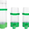 d078cfee615e1f8f Bird Feeder, Bird Water Dispenser for Cage, XISTEST 2PCS Automatic Bird Water Feeder with 1PCS Food Feeder for Cage Pet Parrot Budgie Lovebirds Cockatiel Automatic Bird Feeder (2pcs 60ml + 1pcs 150ml)