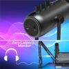 d07ae8410fe96e14 Professional USB Streaming Podcast PC Microphone Studio Cardioid Condenser Mic Kit with Boom Arm For Recording Twitch YouTube