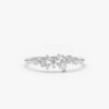 d0828a4f4733cc5c Lnngy Sterling Sier Moissanite Wedding Bands for Women Round Brilliant Lab Diamond Cluster Ring Anillos Fine Jewelry