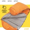 d086637f5453f051 Bessport Mummy Sleeping Bag | 15-45 ℉ Extreme 3-4 Season Sleeping Bag for Adults Cold Weather– Warm and Washable, for Hiking Traveling & Outdoor Activities