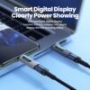 d0adec68198862d0 Toocki 100W Digital Display USB Male to Type C Female OTG Adapter PD Fast Charging Convertor For Xiaomi Redmi